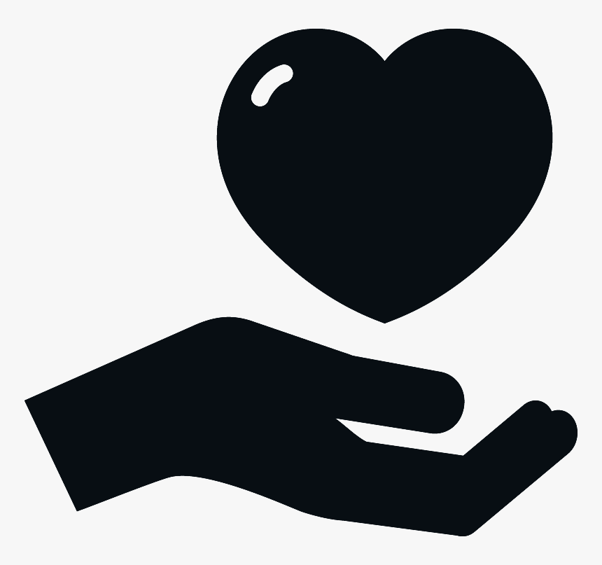 Hand Heart Png - Hands Care Icon Png, Transparent Png, Free Download