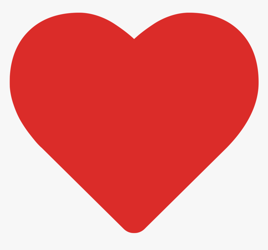 Heart Emoji White Background, HD Png Download - kindpng