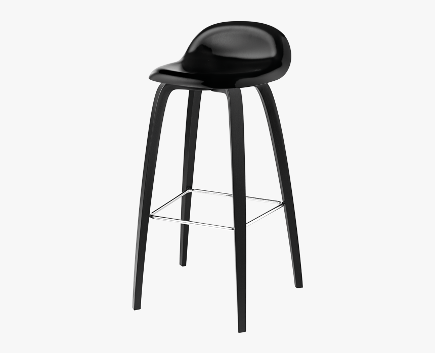 Black Wood Kitchen Stools, HD Png Download, Free Download