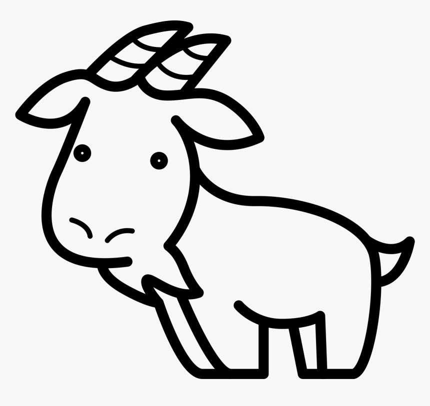 Download Svg Goat Png Download Cute Goat Icon Transparent Png Kindpng PSD Mockup Templates