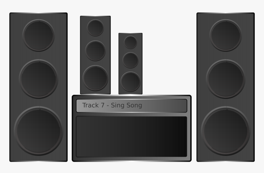 Clipart - Sound System Png Clipart, Transparent Png, Free Download