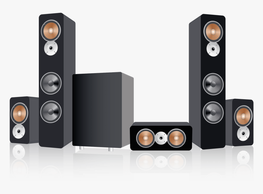 Surround Sound Speakers Transparent Sound System Png Png