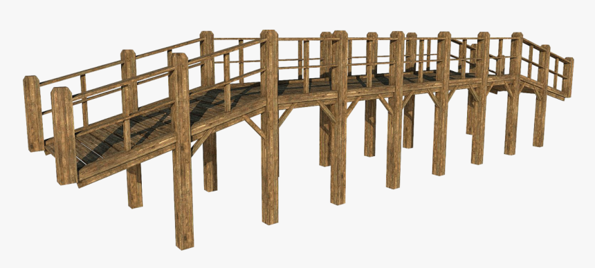 Wooden Bridge Png, Transparent Png, Free Download