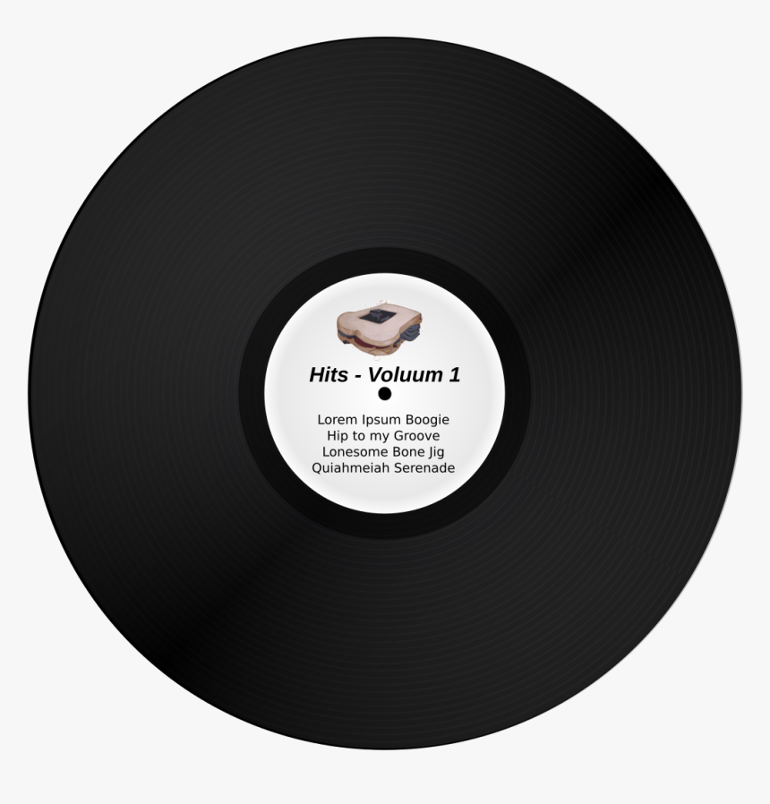Vinyl Lp Record Album Svg Clip Arts - Vinyl Record, HD Png Download, Free Download