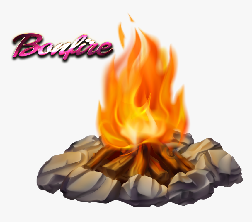 Campfire Bonfire Camping Clip Art - Transparent Background Campfire Png, Png Download, Free Download