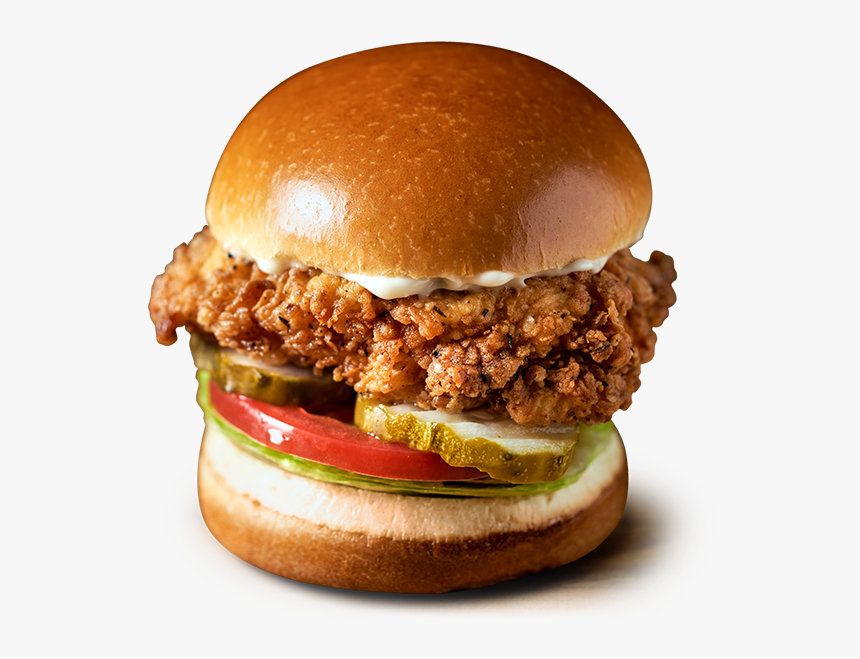 Crispy Chicken Sandwich - Grilled Chicken Sandwich Brioche, HD Png Download, Free Download