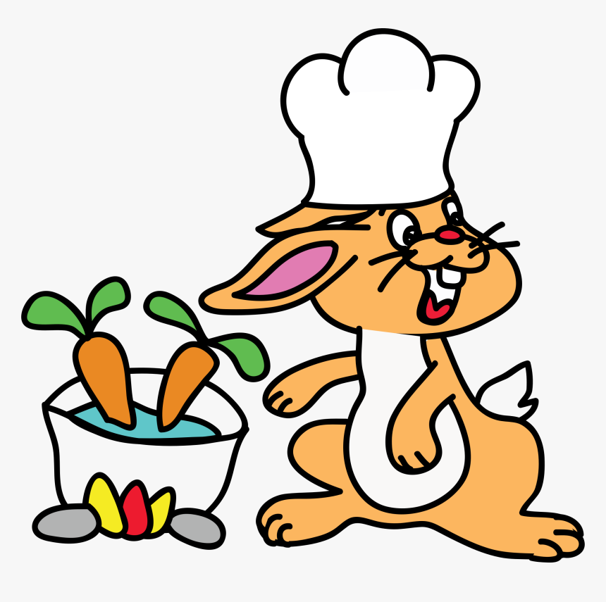 Chef Rabbit Clip Arts - Pixabay Clipart Chef, HD Png Download, Free Download