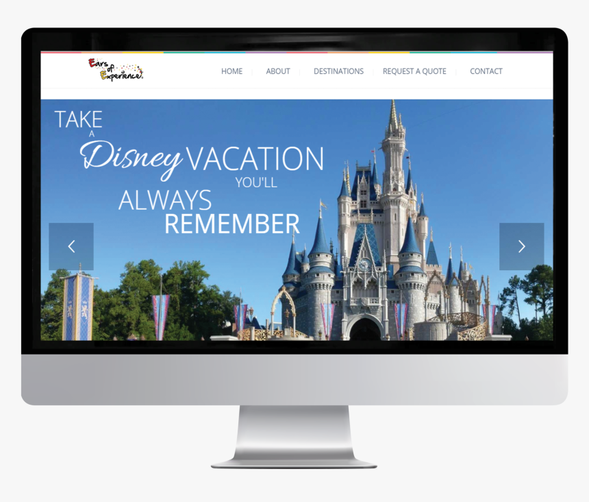 Ears Of Experience Travel Agency A Disney Affiliate - Disney World, Cinderella Castle, HD Png Download, Free Download