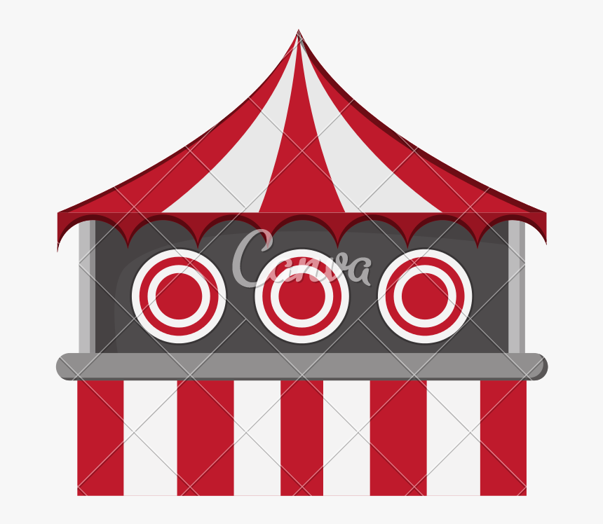 Tent Png Carnival - Illustration, Transparent Png, Free Download