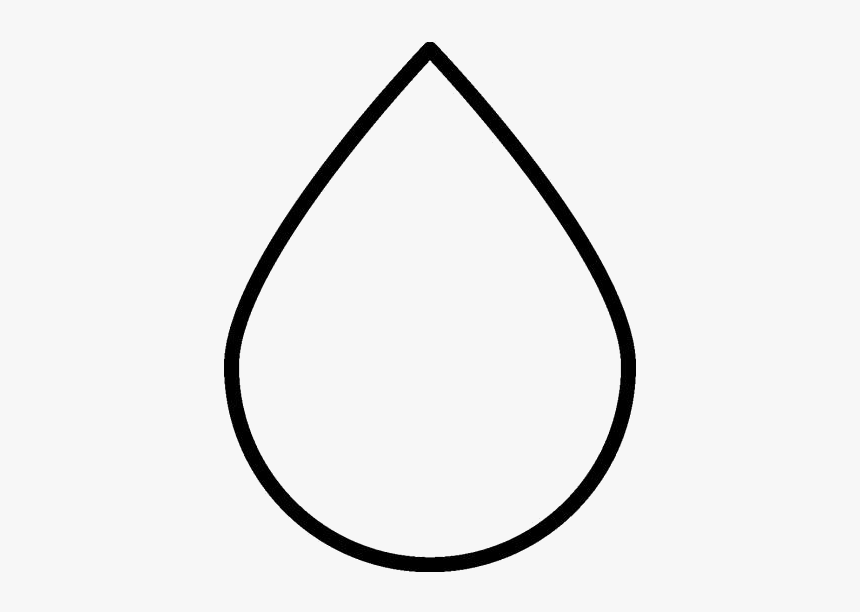 Tear Drop Png Transparent Images - Line Art, Png Download - kindpng