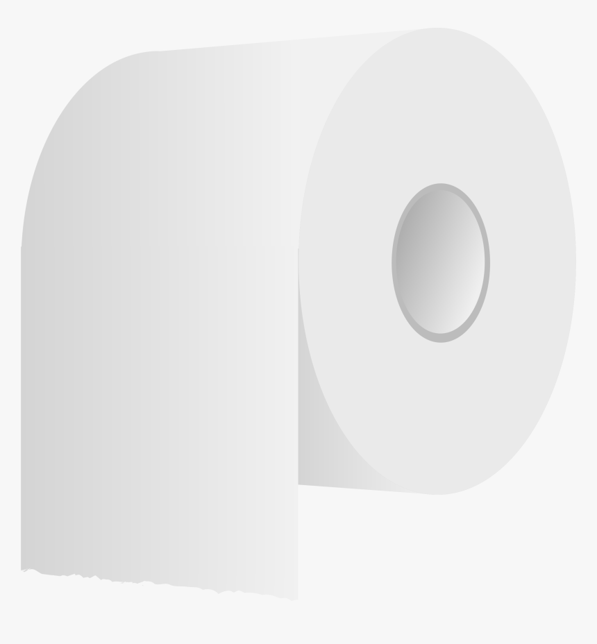 White Toilet Roll Clip Arts - Circle, HD Png Download, Free Download