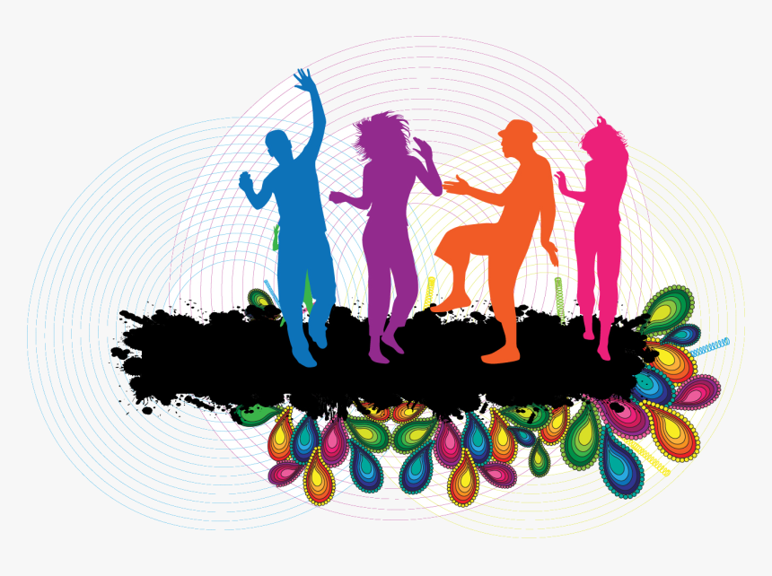 Just Dance Party Background Free Clipart Images Transparent - Dance Party Png, Png Download, Free Download