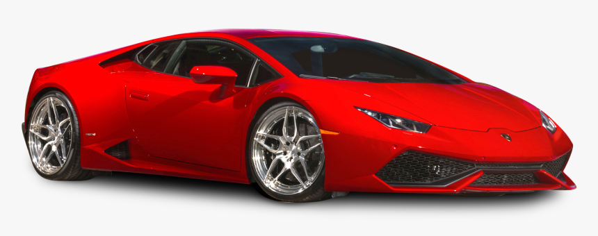 Red Lamborghini Huracan Car - Red Lamborghini Png, Transparent Png, Free Download