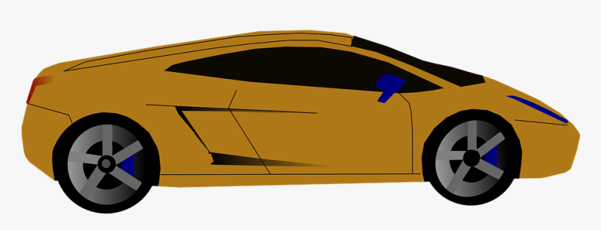 Lamborghini Clipart Sportscar - Clip Art Sports Car, HD Png Download ...