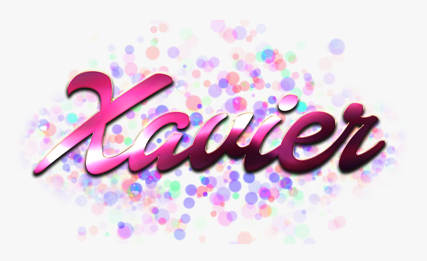 Xavier Name Logo Bokeh Png - Natalie Name, Transparent Png, Free Download