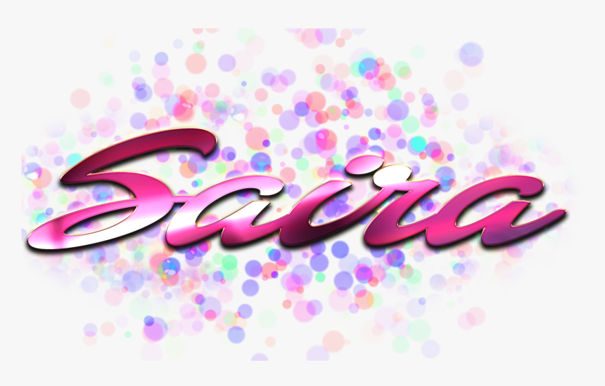 Saira Name Logo Bokeh Png - Lavanya Name, Transparent Png, Free Download