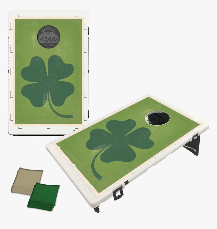 Rugged Clover Bean Bag Toss Game By Baggo"
 Title="rugged - Msu Cornhole Designs, HD Png Download, Free Download
