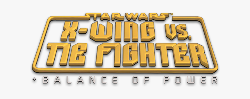 X Wing Vs Tie Fighter Logo, HD Png Download, Free Download