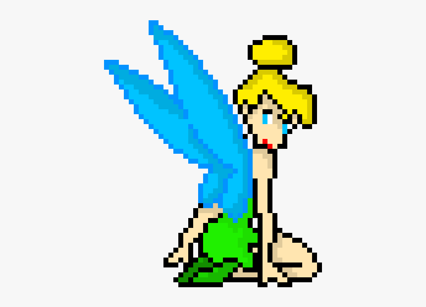 Tinker Bell Pixel Art, HD Png Download, Free Download