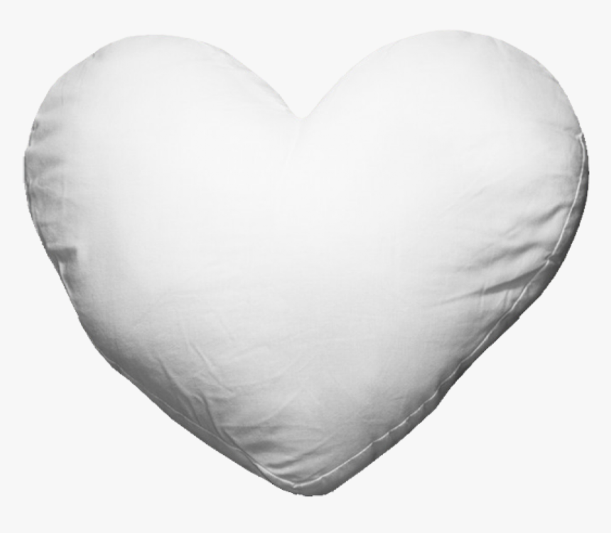 Heart Pillow Png - White Heart Pillow Png, Transparent Png, Free Download