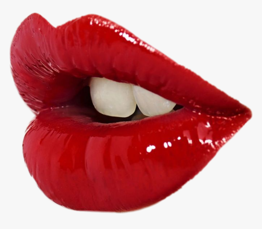 Lips Sticker Png - Red Aesthetic Transparent Png, Png Download - kindpng