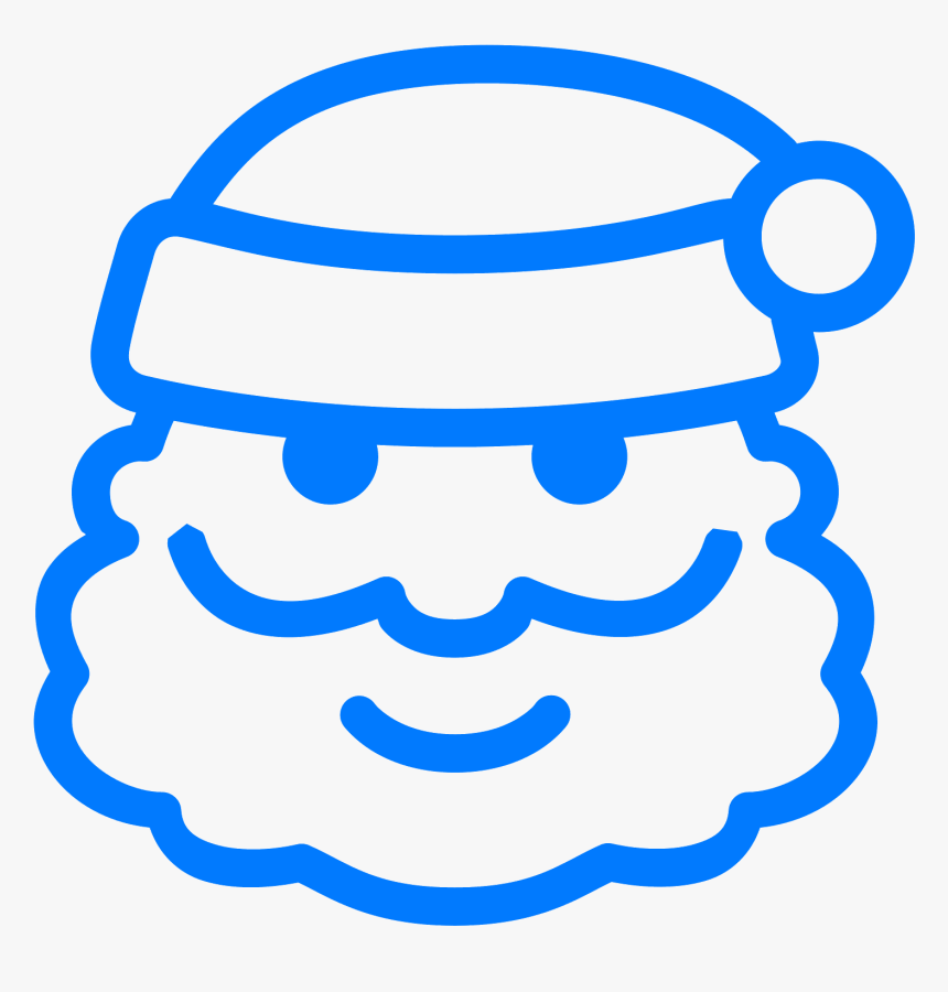 Santa Claus Computer Icons Christmas - Santa Icon Vector Free, HD Png Download, Free Download