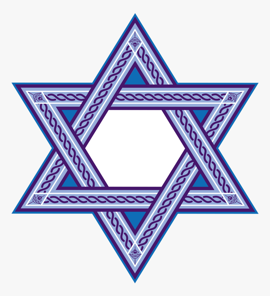 Star Of David - Fancy Star Of David, HD Png Download, Free Download