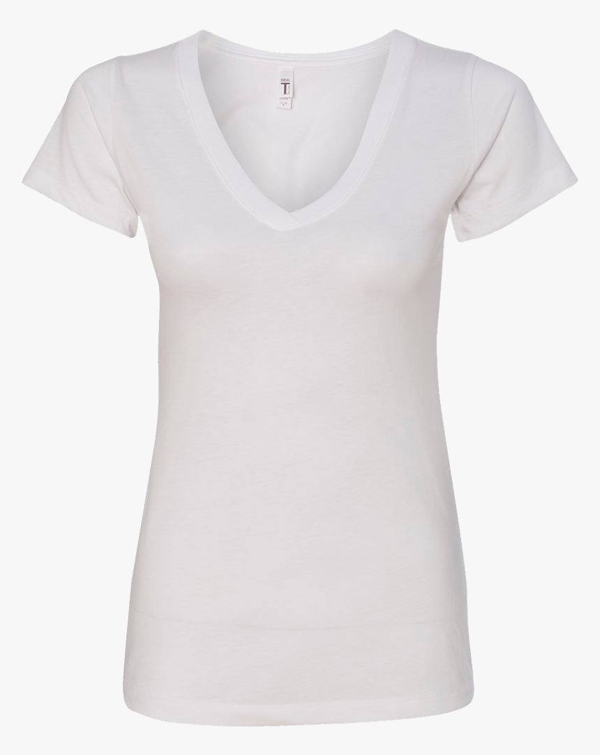 Womens T Shirt White Front, HD Png Download - kindpng