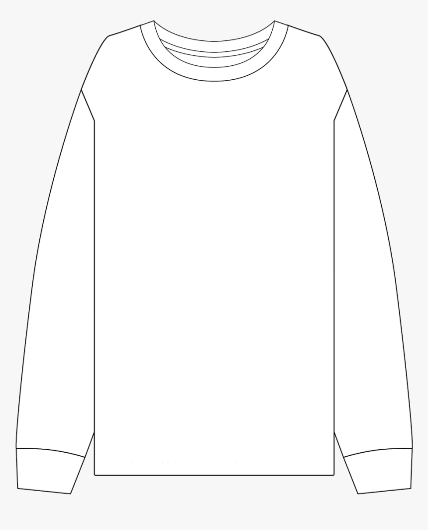 Long Sleeved T Shirt - Long-sleeved T-shirt, HD Png Download, Free Download