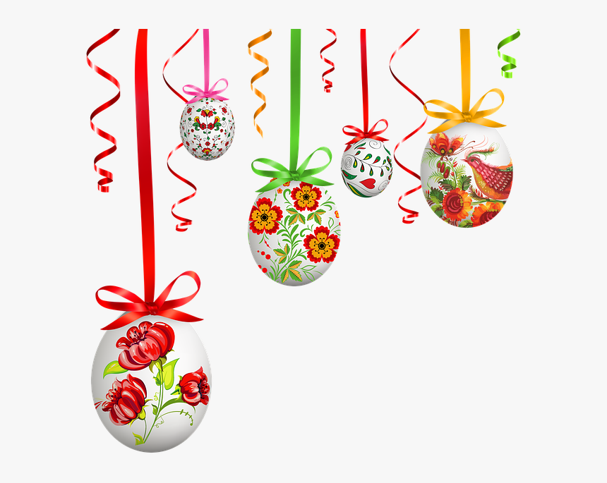 Easter, Egg, Pysanka, Easter Eggs - Ovos De Pascoa Pendurados Png, Transparent Png, Free Download