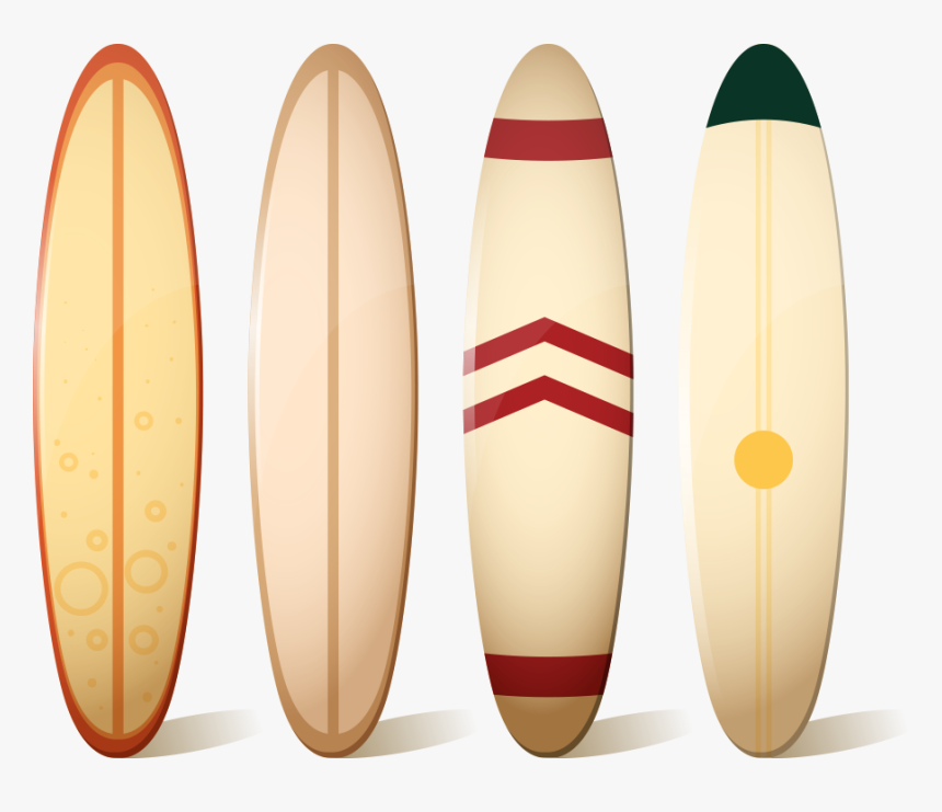 Four Surfboard Png Download - Surfboard Png, Transparent Png, Free Download