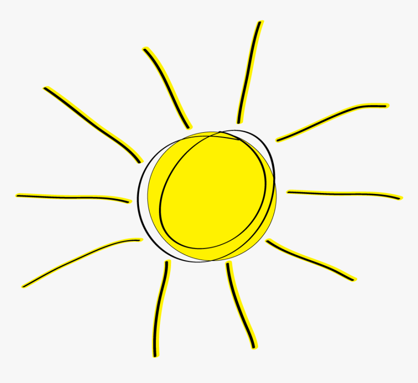 Yellow Organism Area Clip Art - Transparent Background Clip Art Sunshine, HD Png Download, Free Download