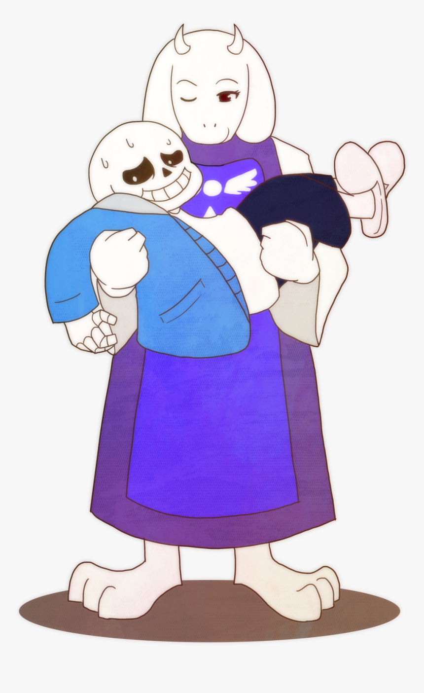 #undertale #sans #toriel #bridal Carry #papyrus #twitter - Papyrus Carrying Sans, HD Png Download, Free Download