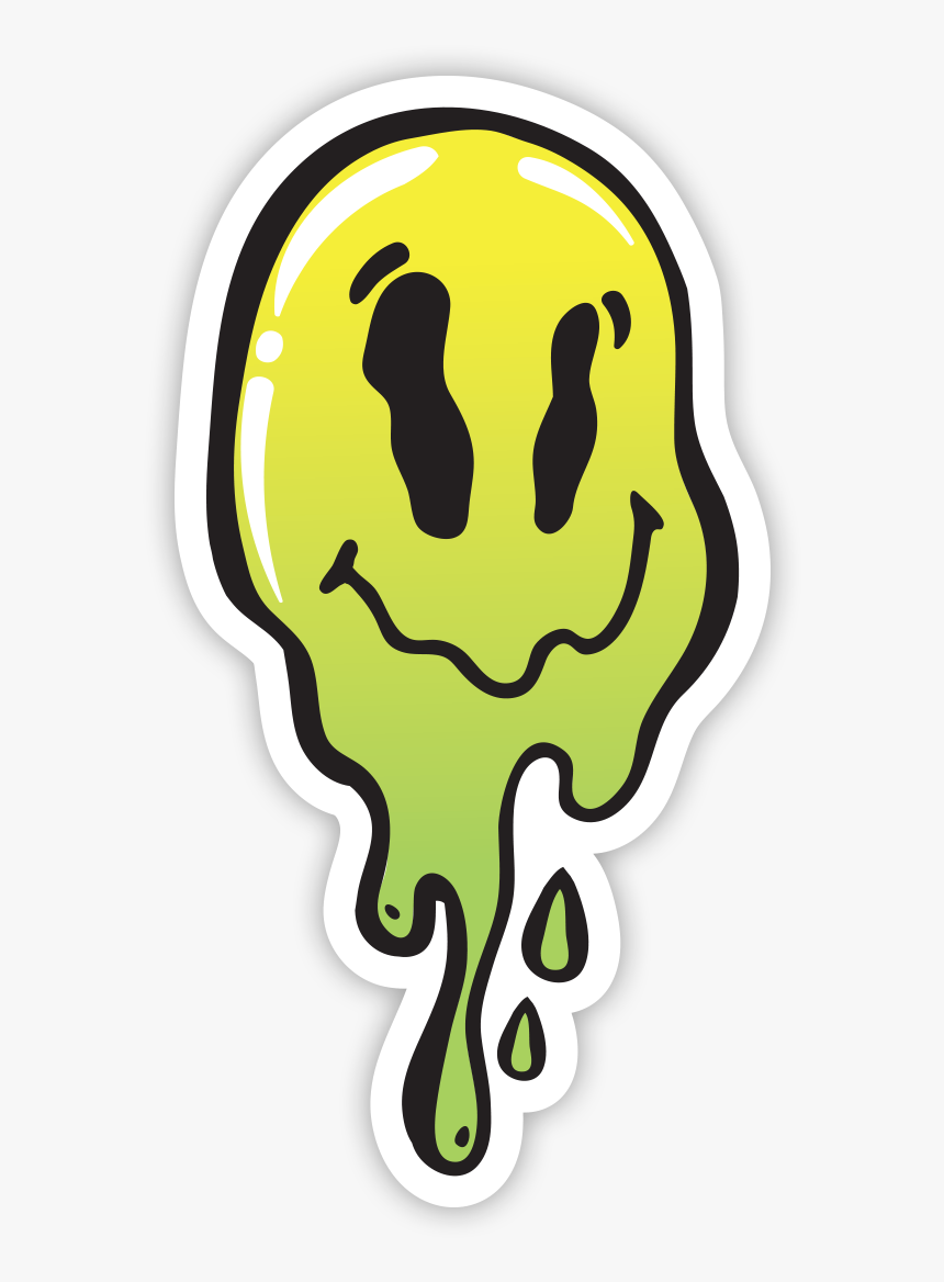 Drip Face Sticker, HD Png Download - kindpng