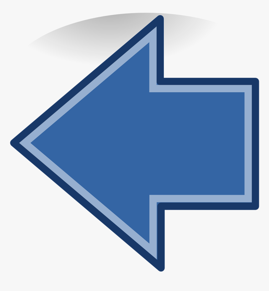 Arrow Left Blue Icon Button Png Image - Arrow Red Free Transparent, Png Download, Free Download