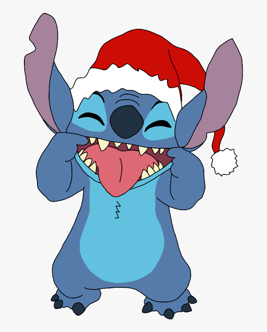 #stitch #disney #lilo&stich #liloandstitch #drawing - Disney Stitch Christmas Png, Transparent Png, Free Download