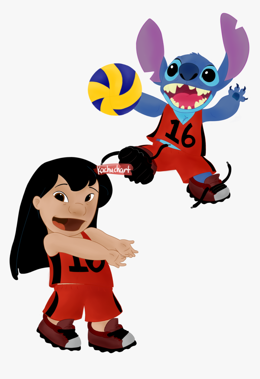 Lilo And Stitch Volleyball By Kachuchart - Lilo And Stitch Volleyball, HD Png Download, Free Download