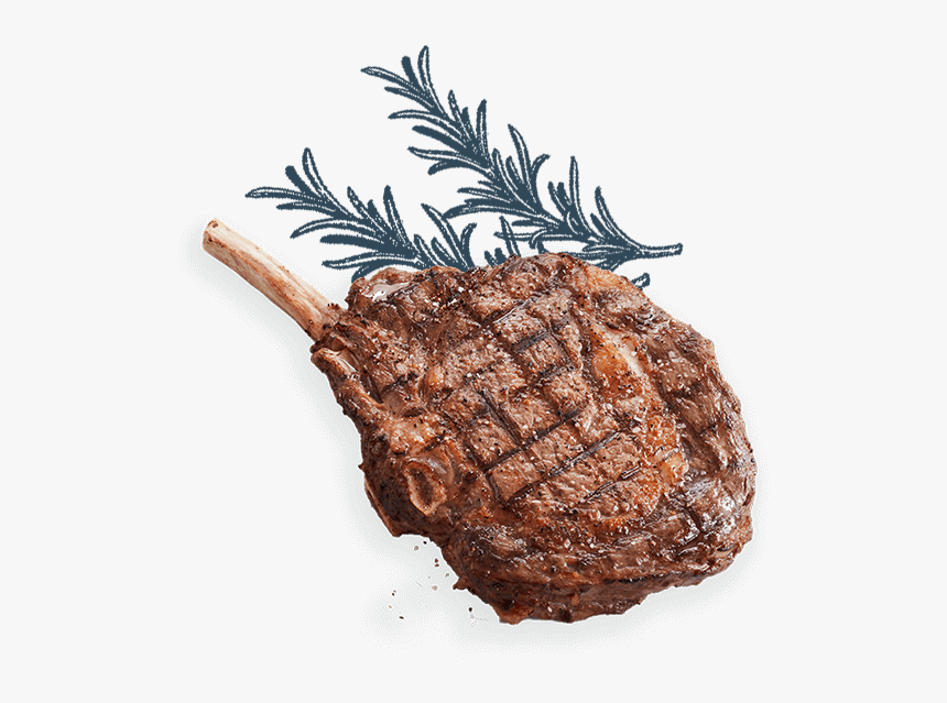 18 Oz Bone-in Ribeye - Rib Eye Steak, HD Png Download, Free Download