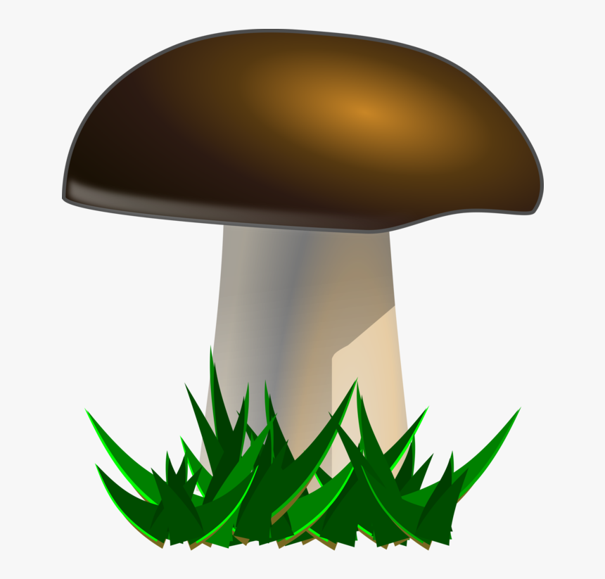 Leaf,mushroom,edible Mushroom - Mushroom Clipart, HD Png Download, Free Download