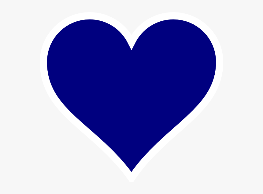 Download Blue Heart Svg Clip Arts Navy Blue Heart Clipart Hd Png Download Kindpng