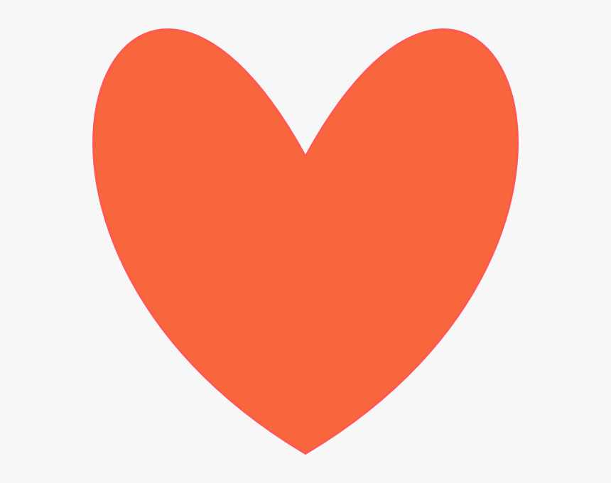 Download Orange Coral Heart Svg Clip Arts Cute Heart Clip Art Hd Png Download Kindpng