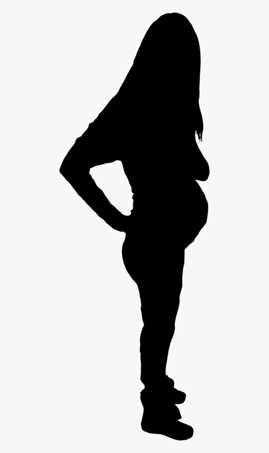 Pregnant Woman Silhouette Png - Pregnant Woman Silhouette Transparent, Png Download, Free Download