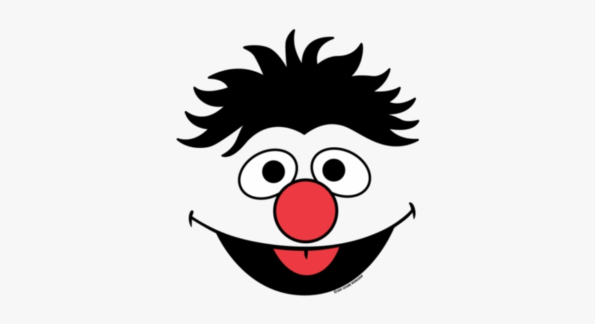 Elmo Clip Art Stock Clipart Eye Nose Mouth Sesame Street - Sesame Street Ernie Face, HD Png Download, Free Download