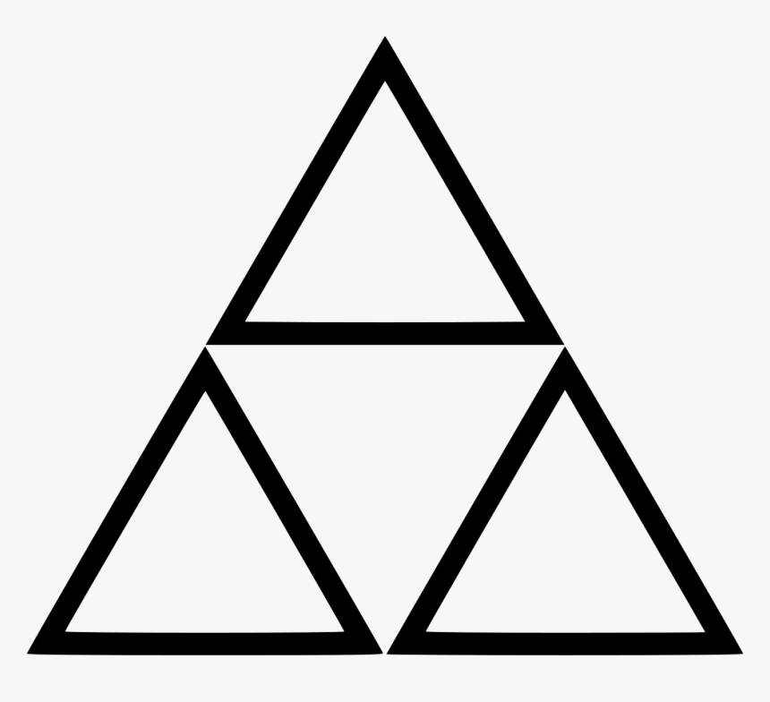 Triangle Link Zelda Video Gaming - Link Triangle Zelda, HD Png Download, Free Download