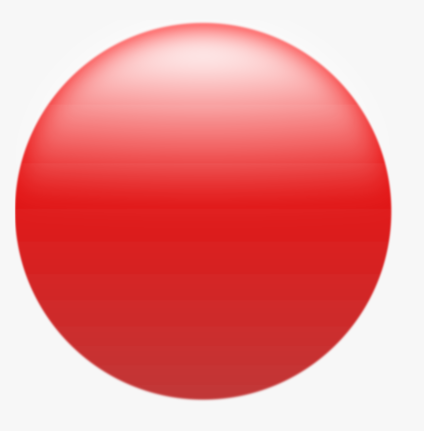 Simple Glossy Circle Red - Red Circle Clipart, HD Png Download, Free Download