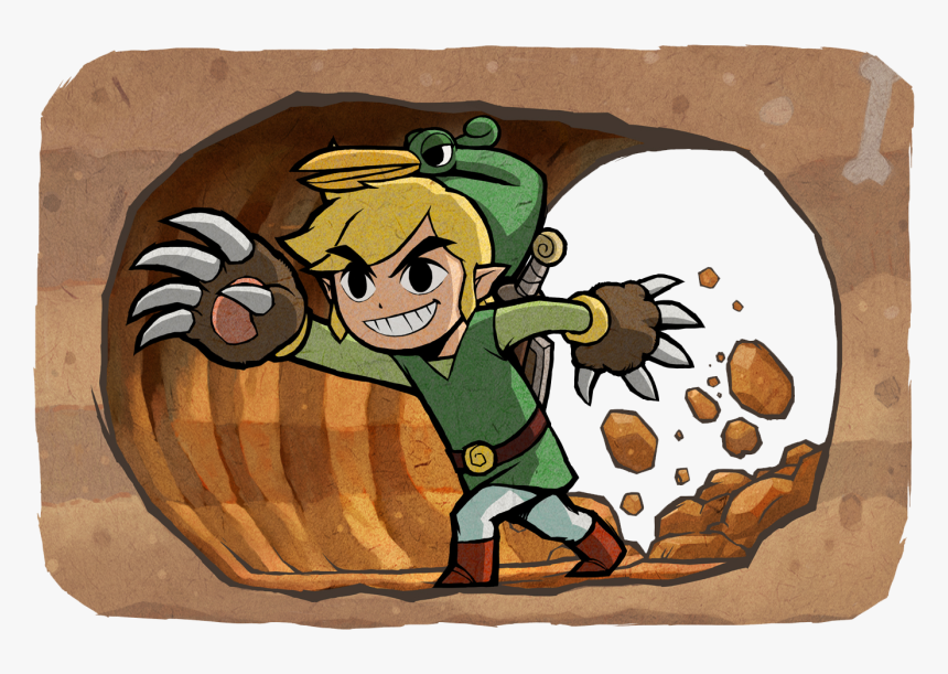 The Legend Of Zelda - Legend Of Zelda Link Minish Cap, HD Png Download, Free Download