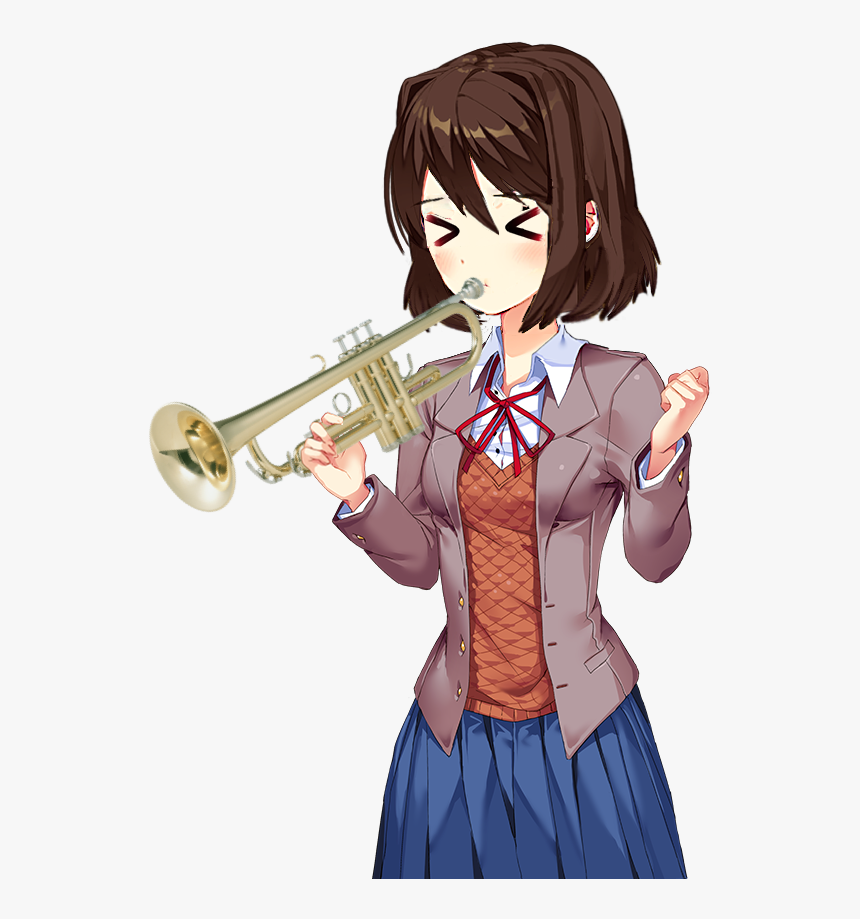 Trumpeter - Ddlc Sprites Sayori, HD Png Download, Free Download