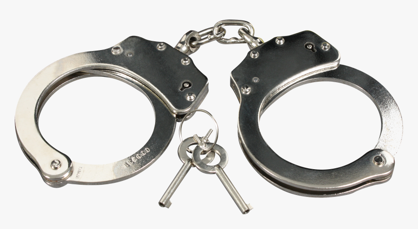 Silver Handcuffs Png Image - Transparent Background Handcuffs Png, Png Download, Free Download