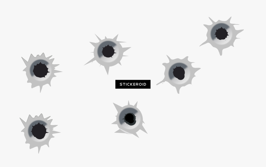 Bullet Shot Hole Holes - Clip Art Bullet Hole, HD Png Download, Free Download