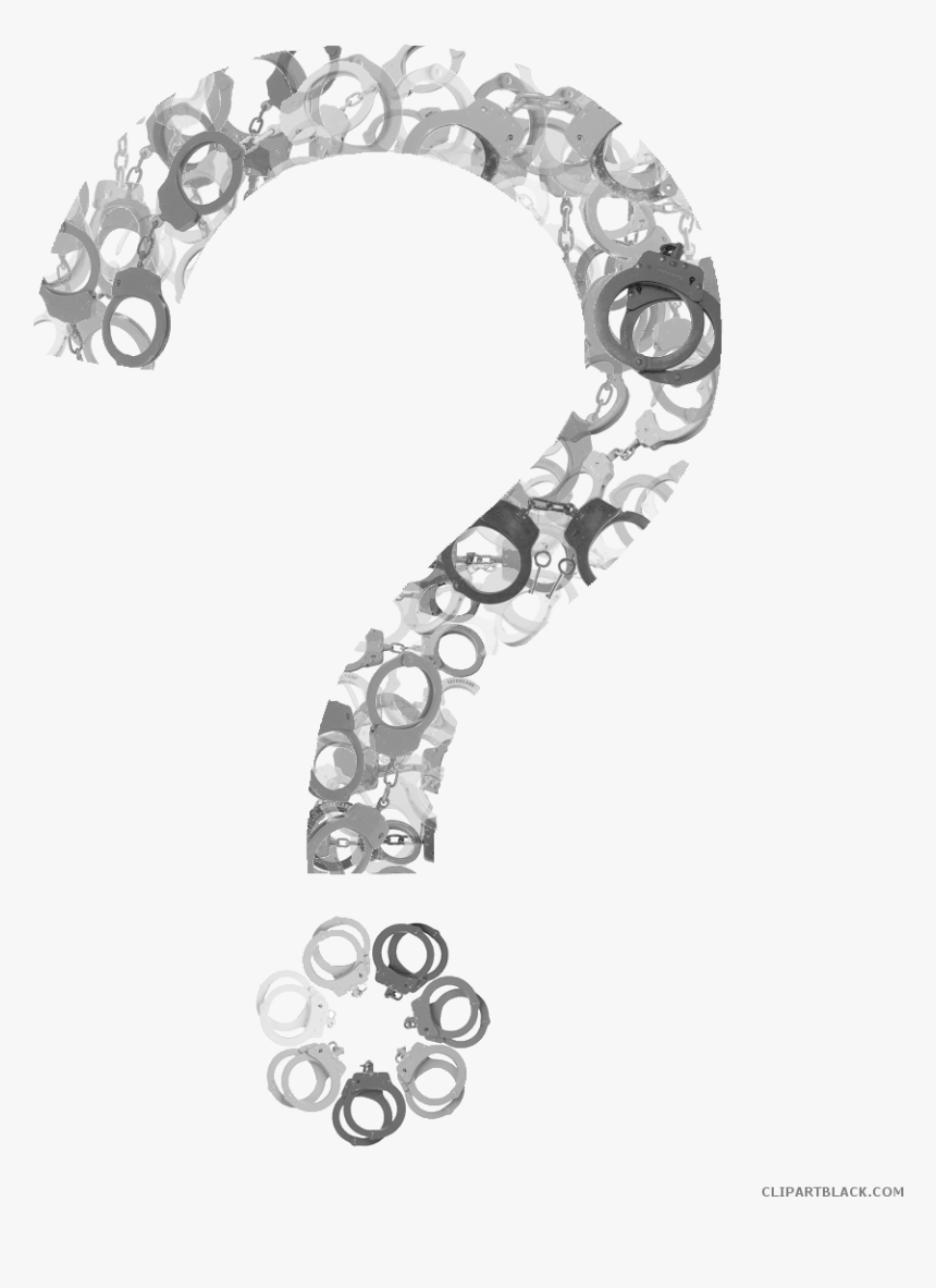 Handcuffs Clipart Tool - Cool Question Mark Png, Transparent Png, Free Download